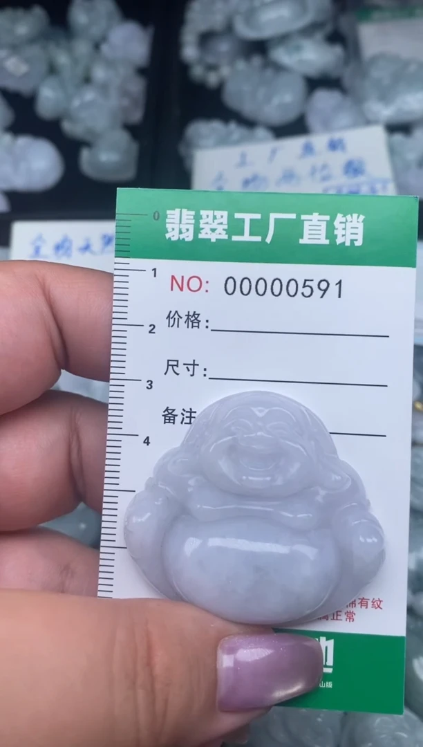 翡翠未镶嵌颈饰天然A货翡翠0591