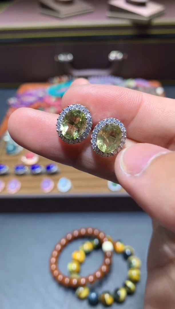 【闪购商品】水晶耳饰未镶嵌P79【多样性发其一】