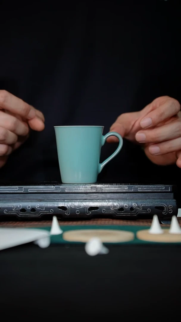 62-5迷你淑女咖啡杯（晓青）不完美