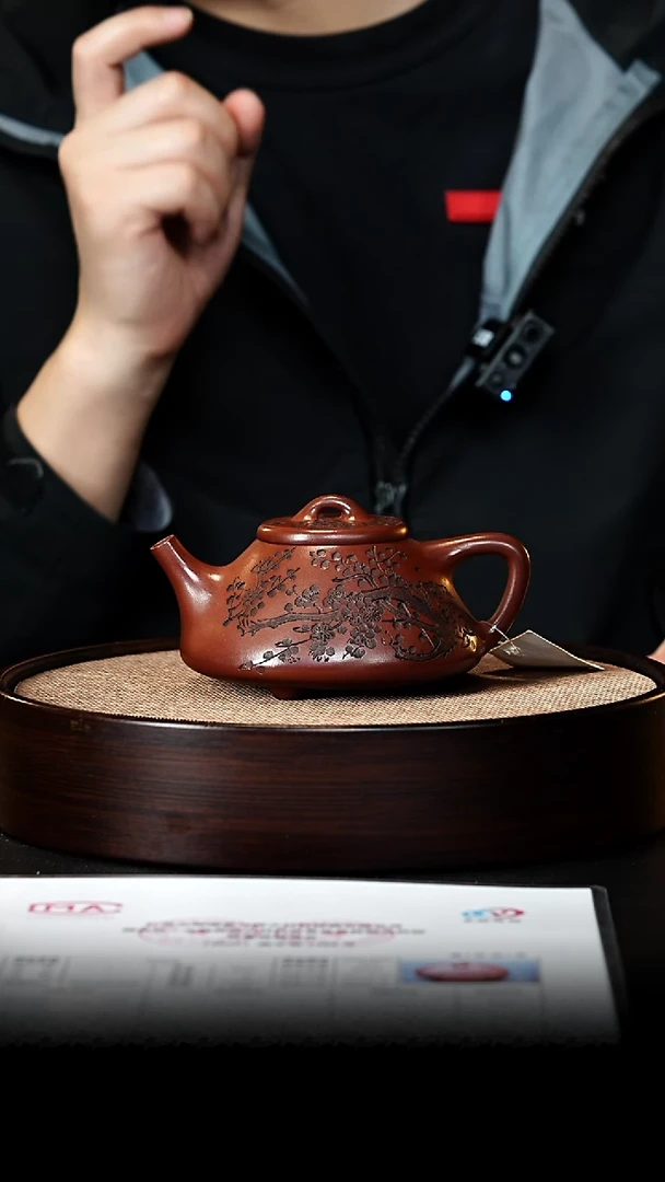 茶壶紫砂宜兴紫砂壶H25456
