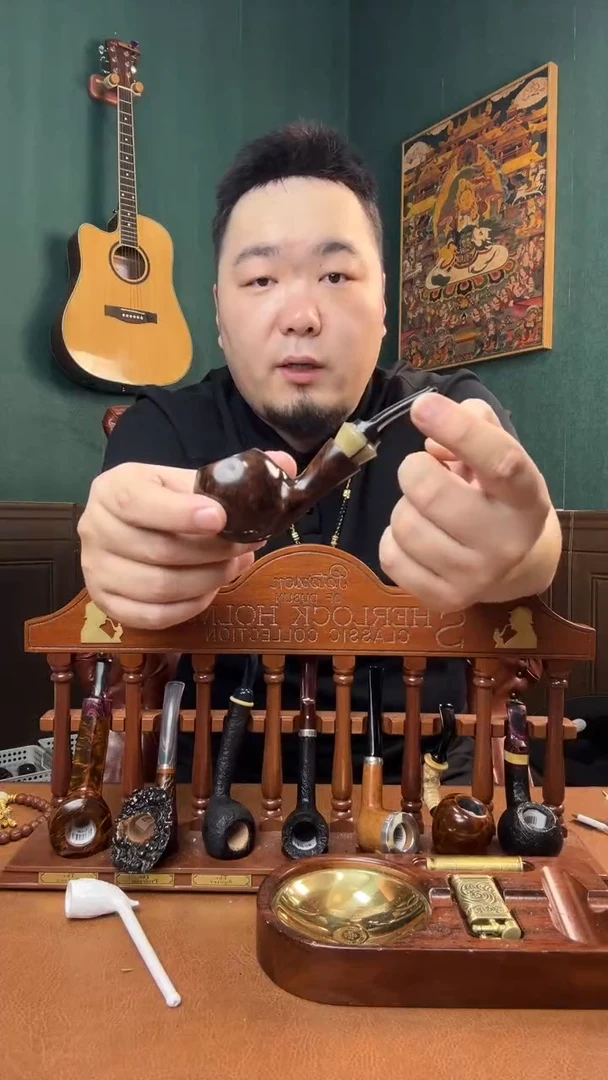 石楠木木雕款意大利进口石楠木烟斗