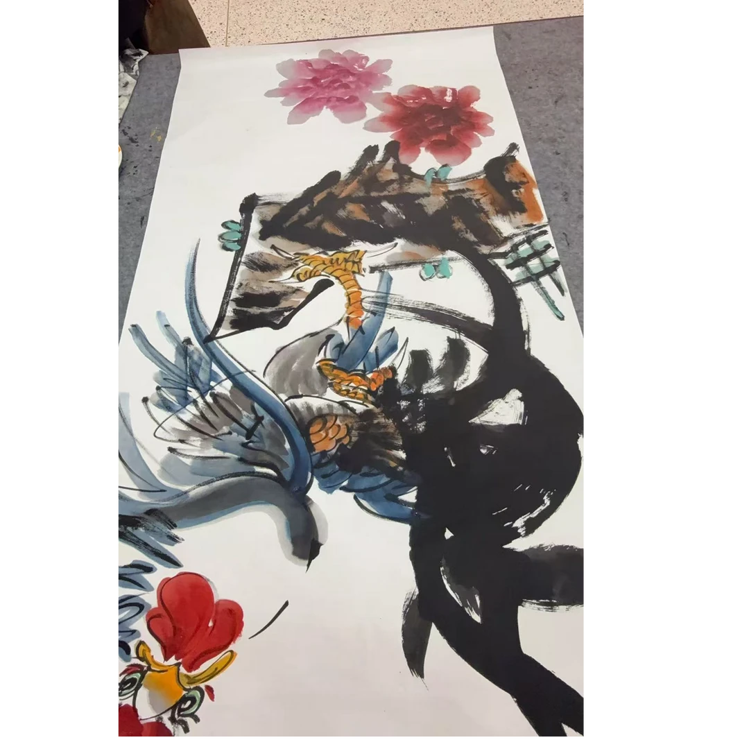 橱窗展示/文峰艺术展厅/徐文清/宣纸国画/带证书带授权
