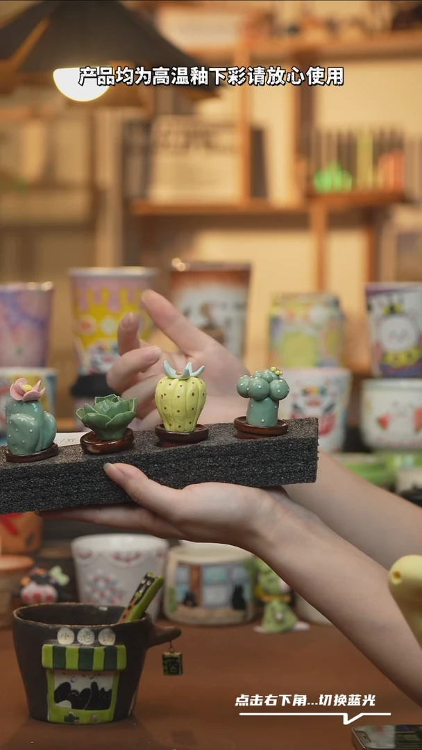 摆件C151设计师原创手绘陶瓷