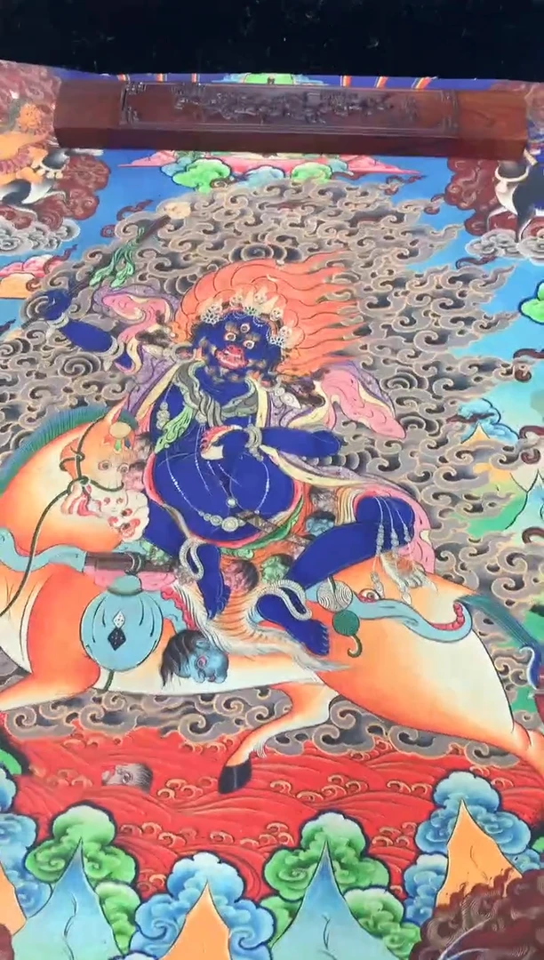 卷轴画074吉祥天母