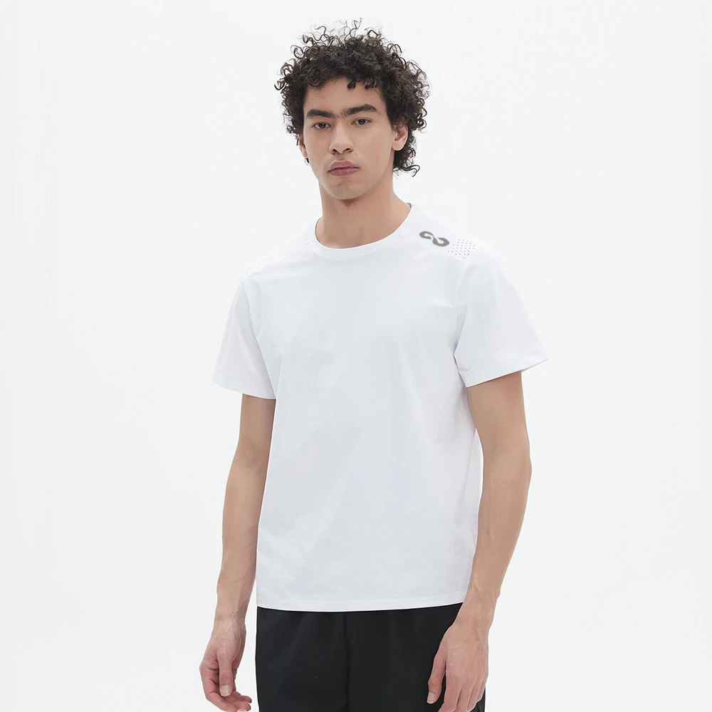 迪桑抗菌茶树油激光打孔速干T恤0706