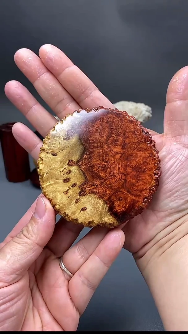 缅甸花梨（花梨木类）缅甸花梨瘤疤底座