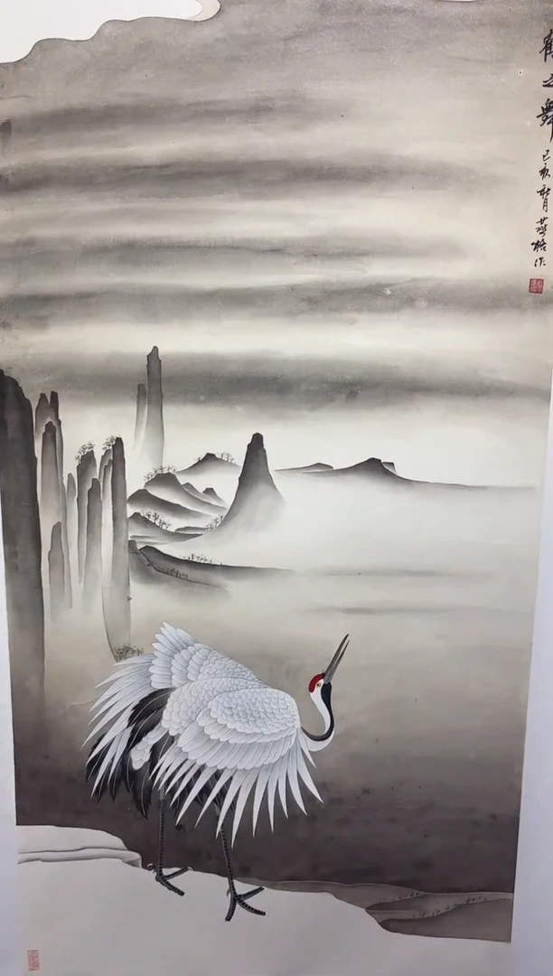国画秦燕格国画手绘作品Y57