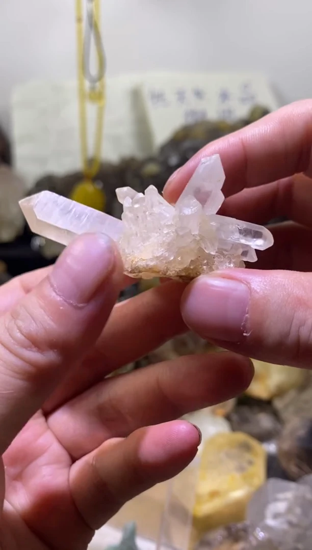 水晶珠宝半成品未镶嵌4号战斗机马岛晶簇