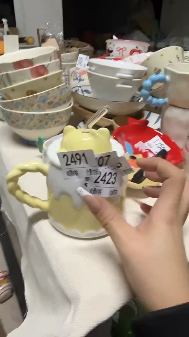 陶瓷手柄款微瑕四单包邮2491