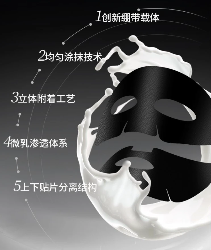 【垮脸救星】MASKEVER抗皱紧致塑颜膜 黑绷带乳霜面膜 突破性革命