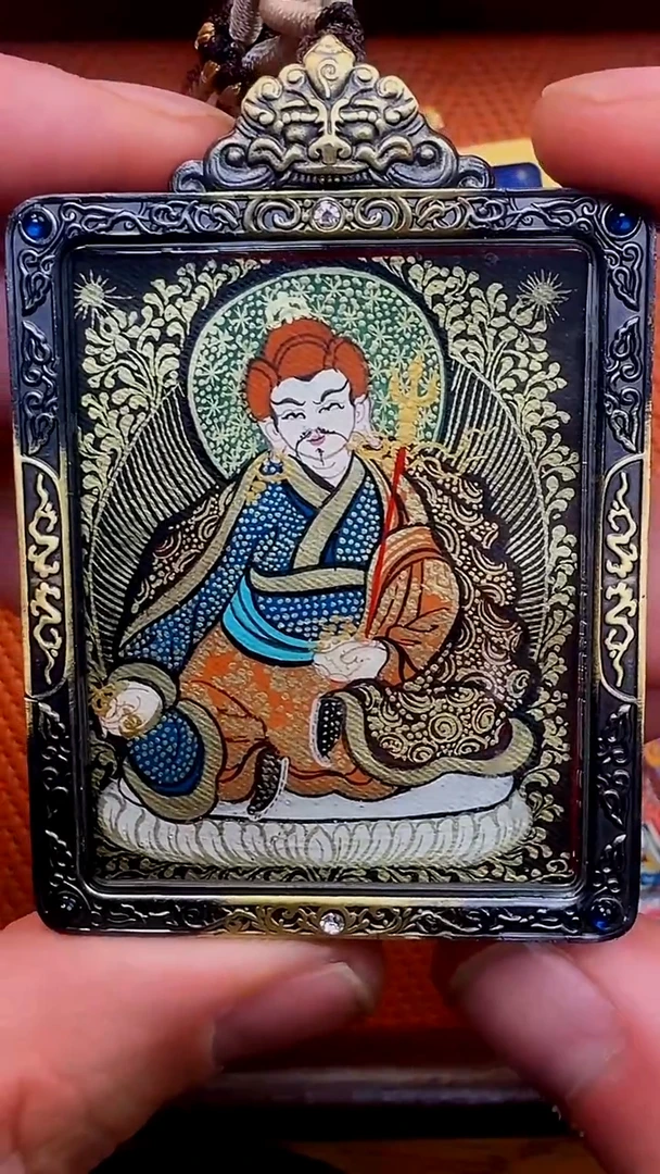 吊坠嘴哥严选——1125莲花生大士唐卡