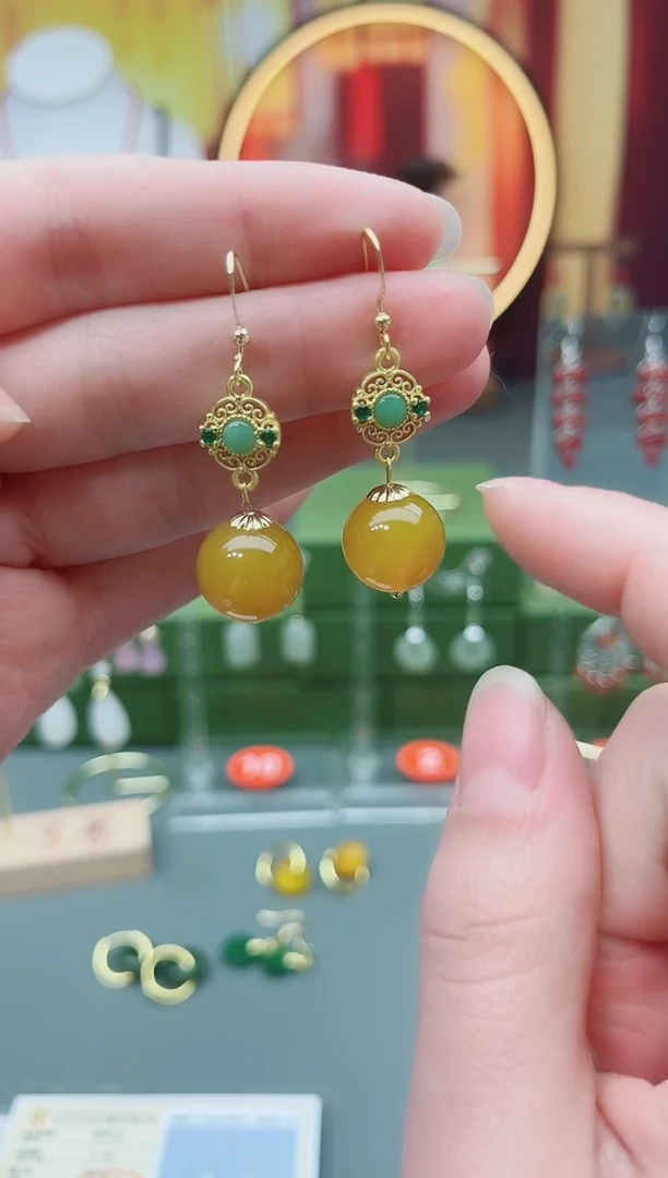 未镶嵌耳饰玛瑙/玉髓2020000