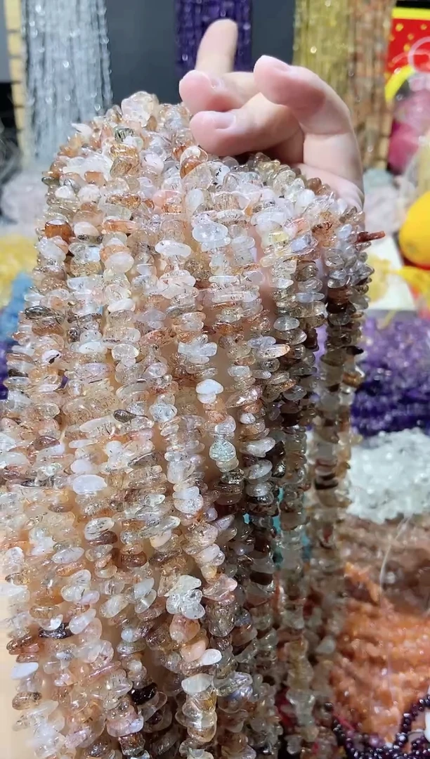 未镶嵌珠宝半成品水晶aaa黑金超七