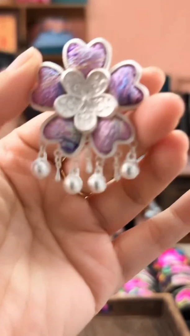 织绣艺枝独绣老绣饰品156