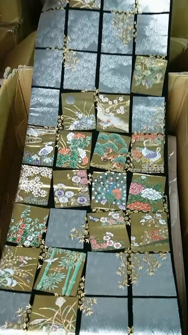 织绣织锦8六通花鸟
