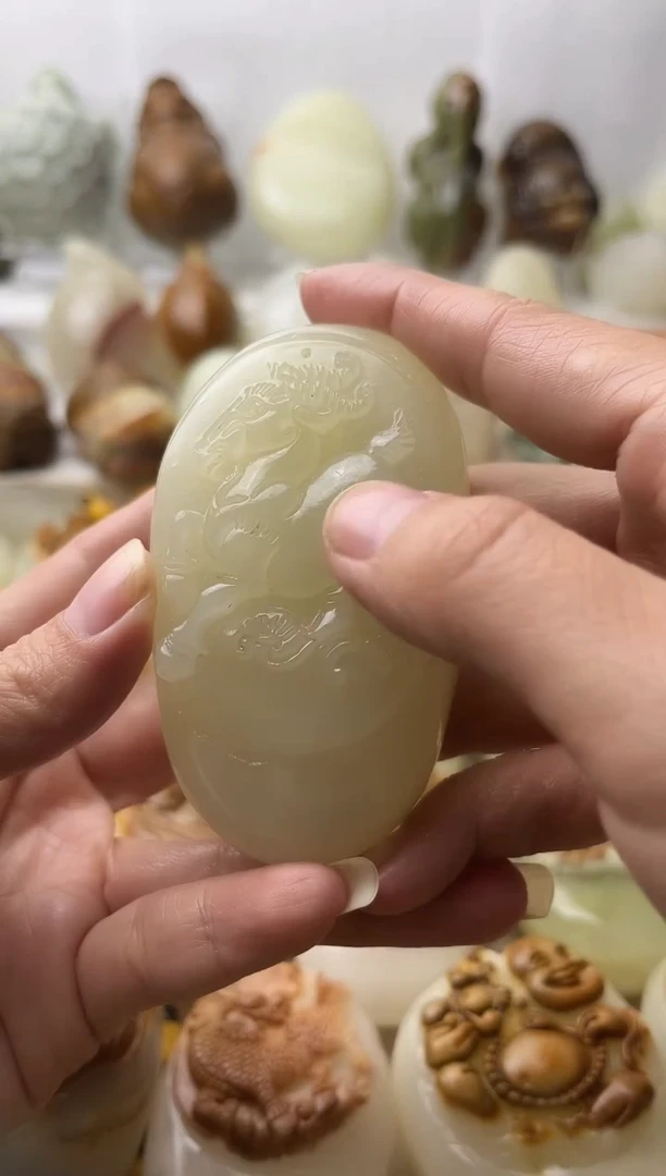 石材古青石棉纹正常不退换羊