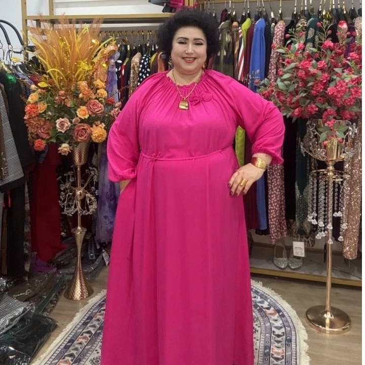 【新疆包邮】2025新款大版大码休闲连衣裙