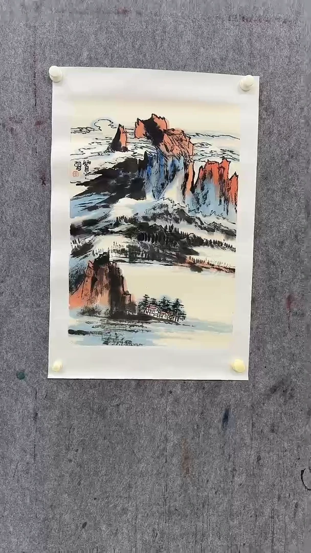 国画帅总福利2.7平尺山水