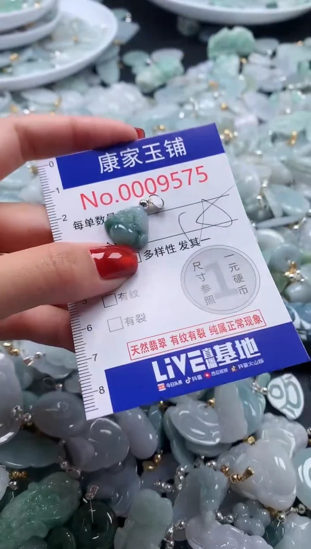 翡翠未镶嵌吊坠(不含链)9575