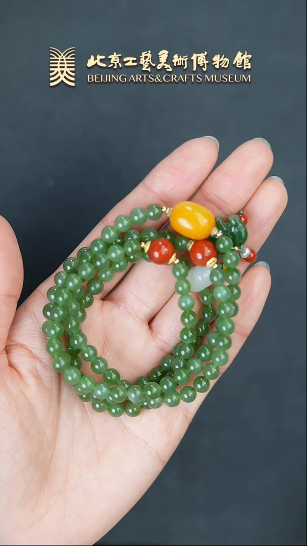 【闪购商品】和田玉项链未镶嵌B0213GMD238和田碧玉四圈