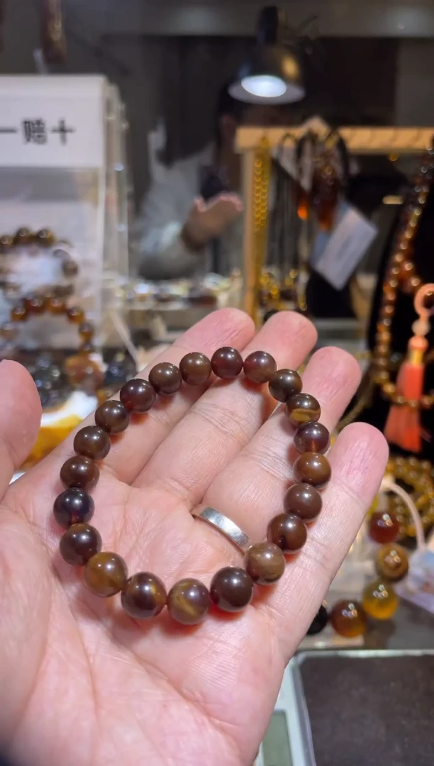 裸石琥珀未镶嵌春**开卡9 蜜蜡