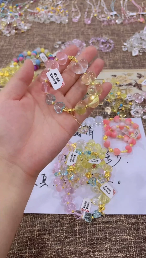 未镶嵌手链水晶福九