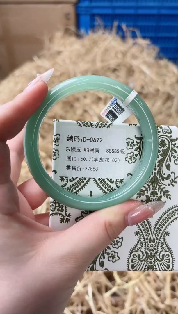 未镶嵌手镯石英质玉D-0672