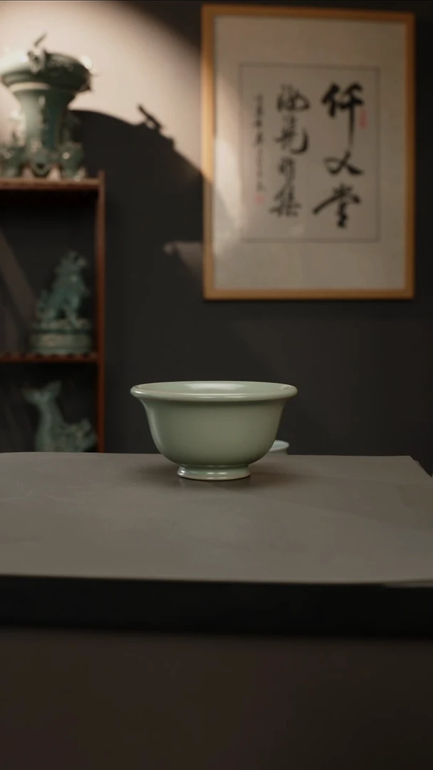 【闪购商品】杯仿古釉原矿 压手杯