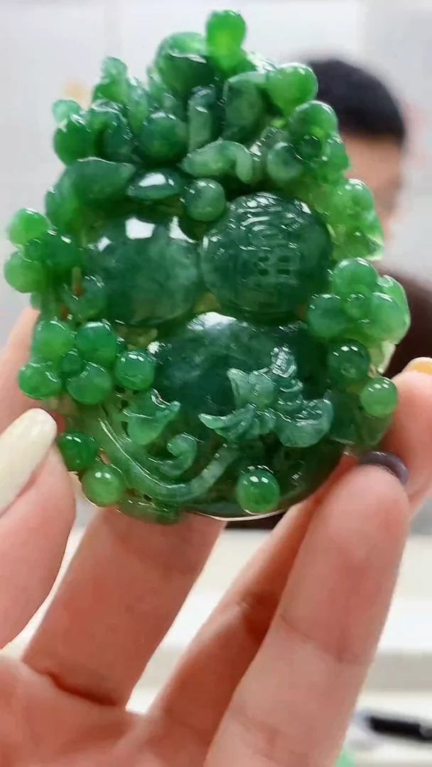 定制翡翠未镶嵌5158bb-毛货挂件96