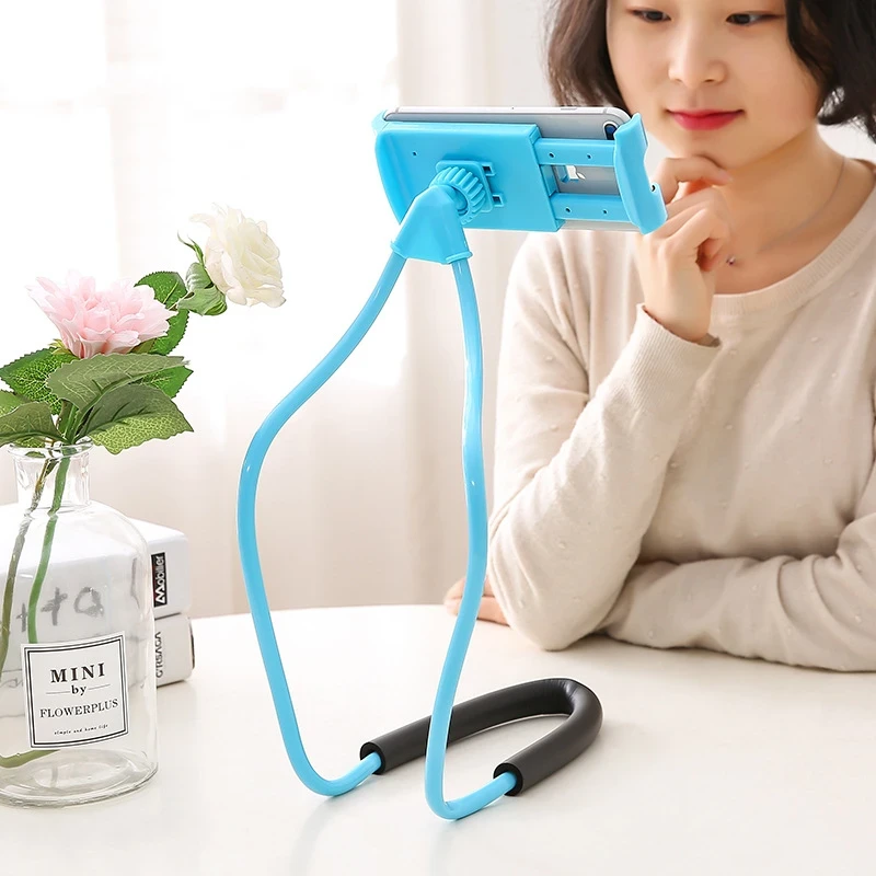 多功能挂脖式手机支架通用神器适合床上追剧工具