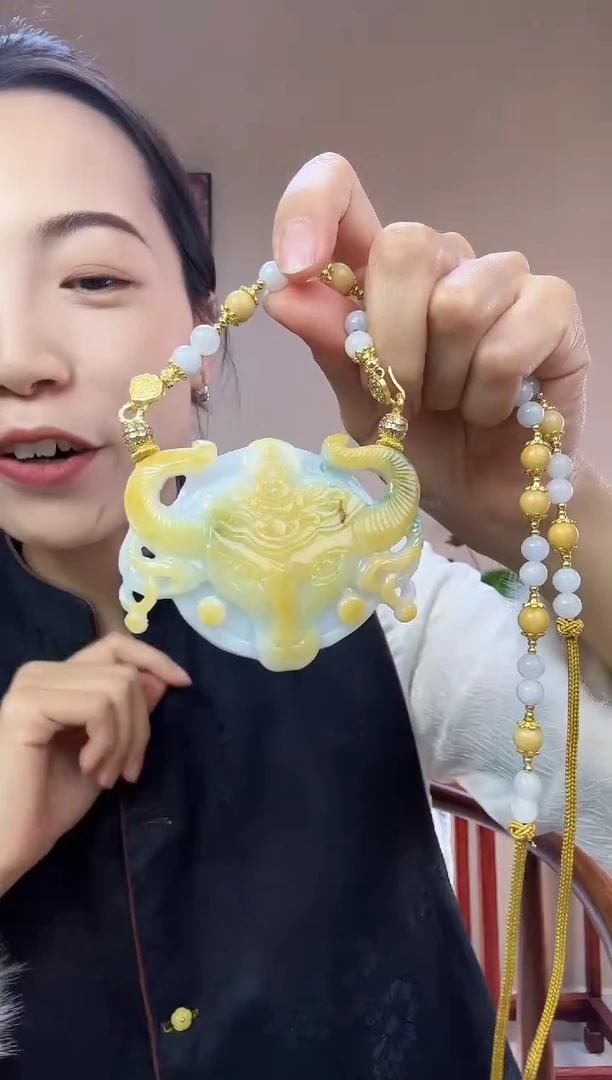 【闪购商品】翡翠颈饰未镶嵌特色原创翡翠颈饰