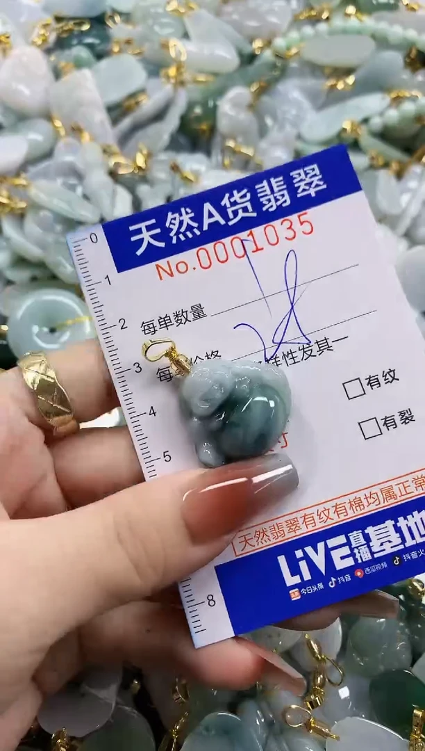 颈饰未镶嵌翡翠天然A货翡翠