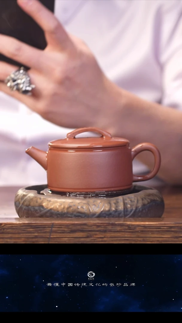 茶壶紫砂紫砂茶壶汉瓦-QY