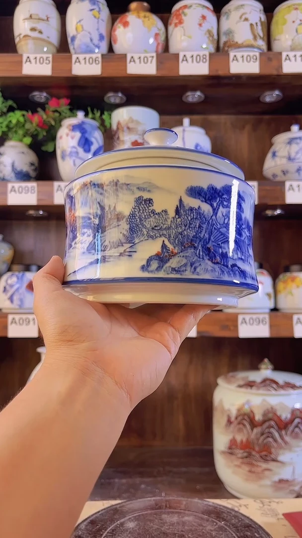 迎君陶瓷纯手工手绘7