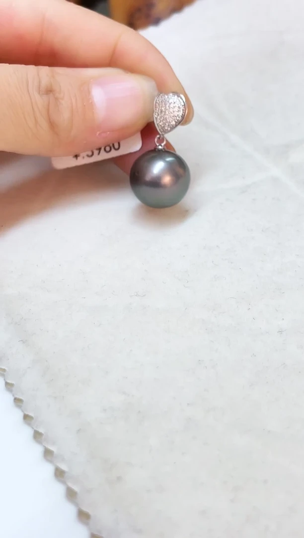 银S925镶嵌颈饰海水珍珠14mm