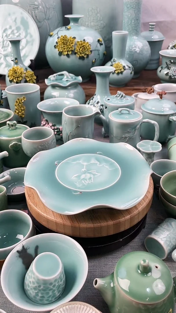 【闪购商品】 特价 微瑕 慧仙青瓷