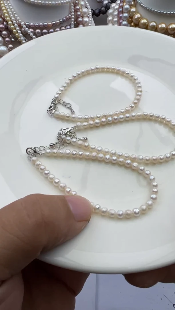 淡水珍珠未镶嵌颈饰1