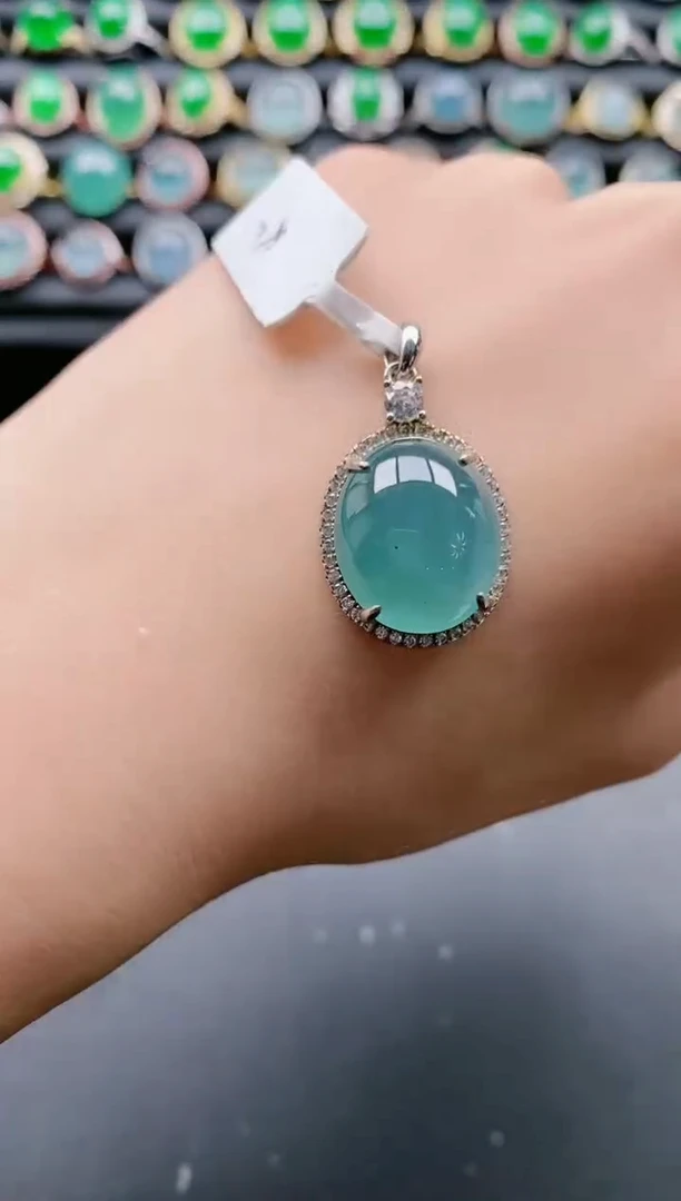【闪购商品】翡翠戒指银S925镶嵌1111