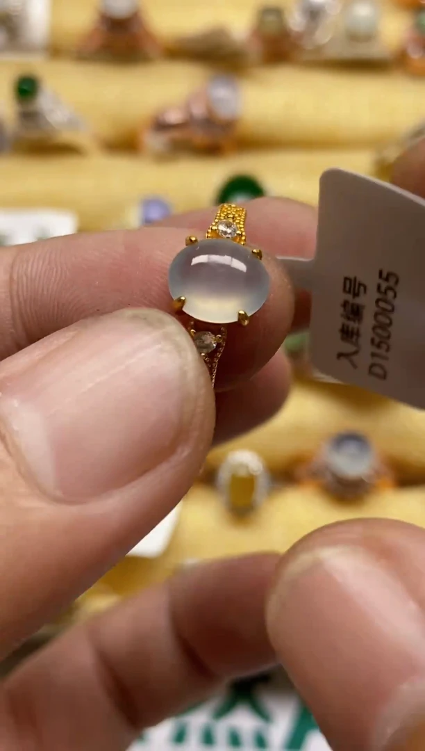 【闪购商品】翡翠戒指银S925镶嵌0000