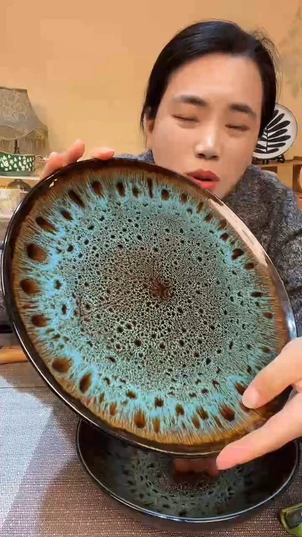 瓷片正品10.5英寸盘 介意勿拍