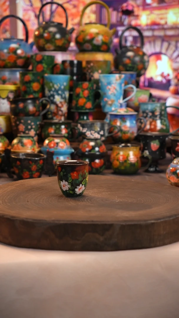 油画   釉下彩   杯子
