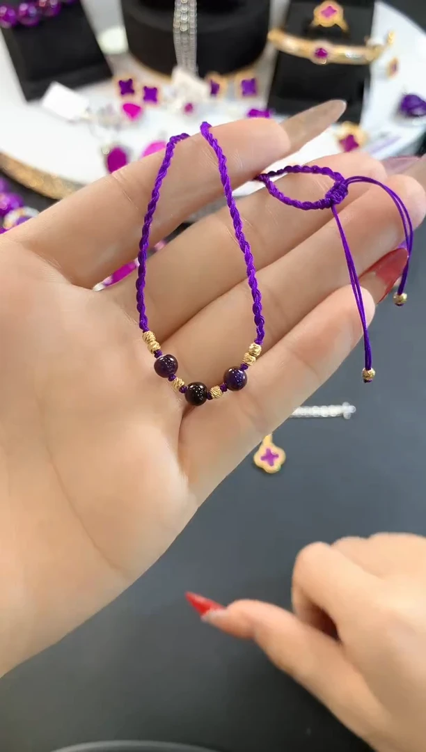 【闪购商品】苏纪石(舒俱来).银S925镶嵌舒俱来脚链