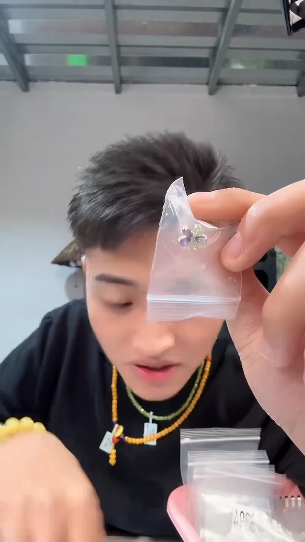 未镶嵌耳饰水晶晶7905