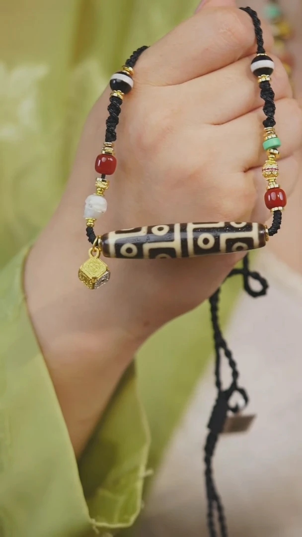 玛瑙/玉髓项链未镶嵌多样性发其一 12眼