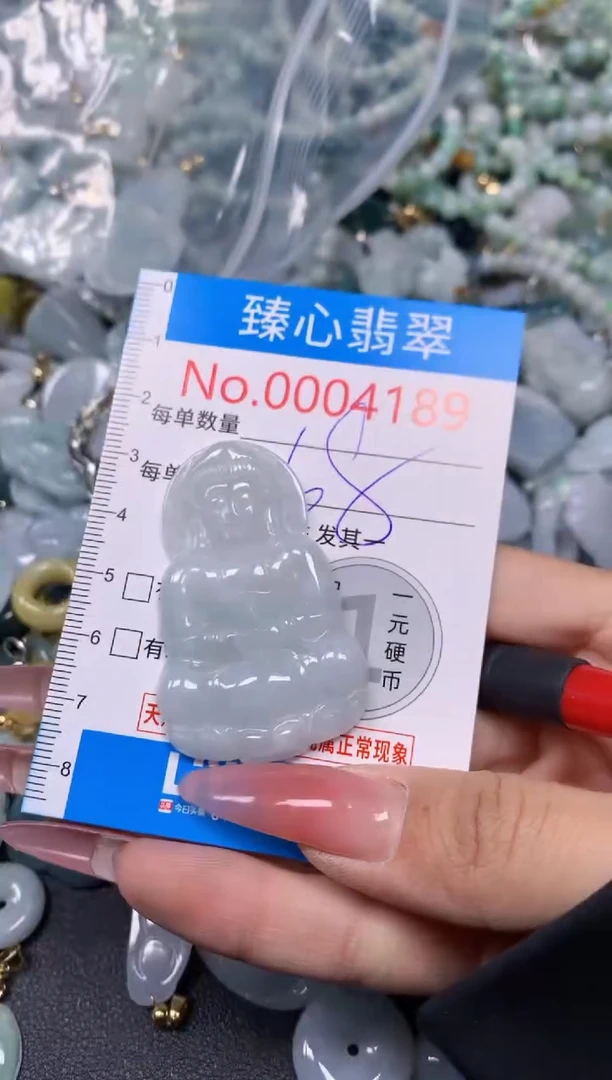 【闪购商品】翡翠颈饰未镶嵌含绳0004189