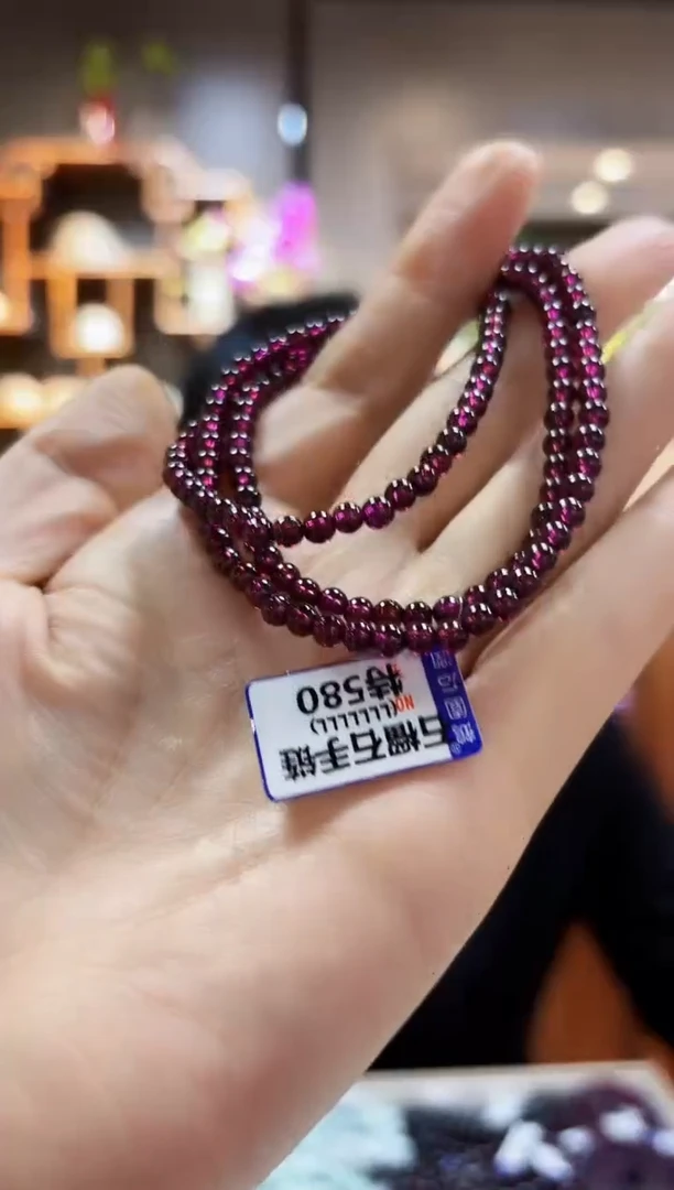 【闪购商品】石榴石手链未镶嵌手链