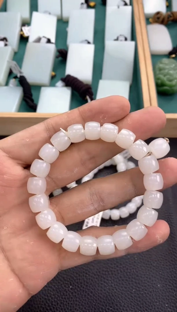 手串未镶嵌和田玉手串卡10