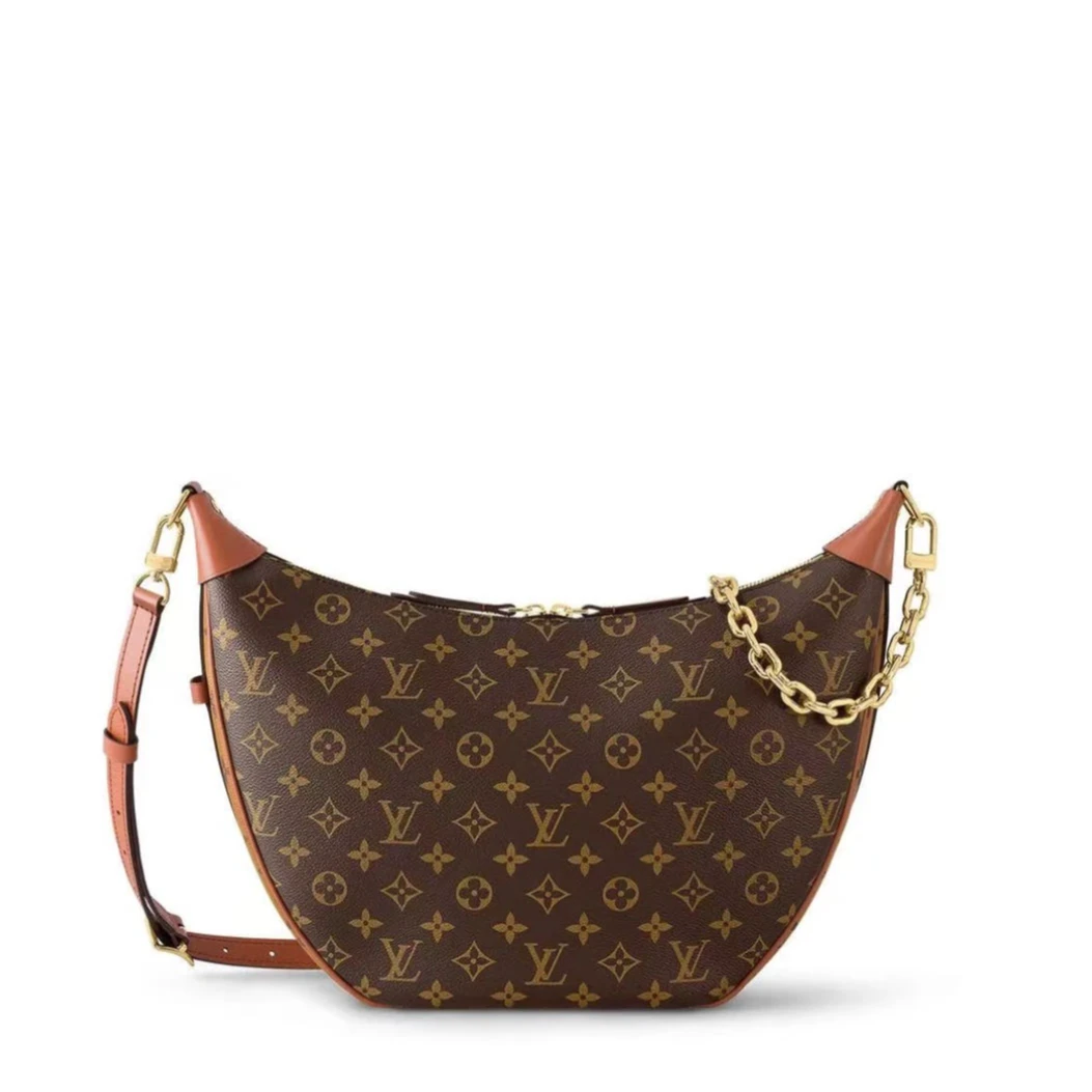 99新 LouisVuitton/路易威登 LV老花大月亮