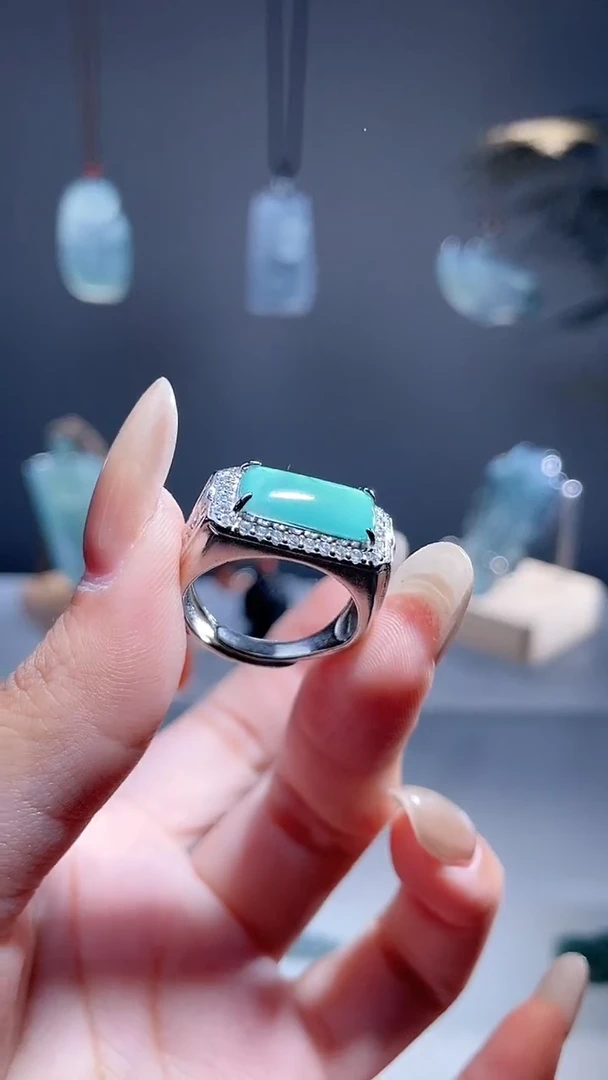 颈饰未镶嵌翡翠戒指多样性发1