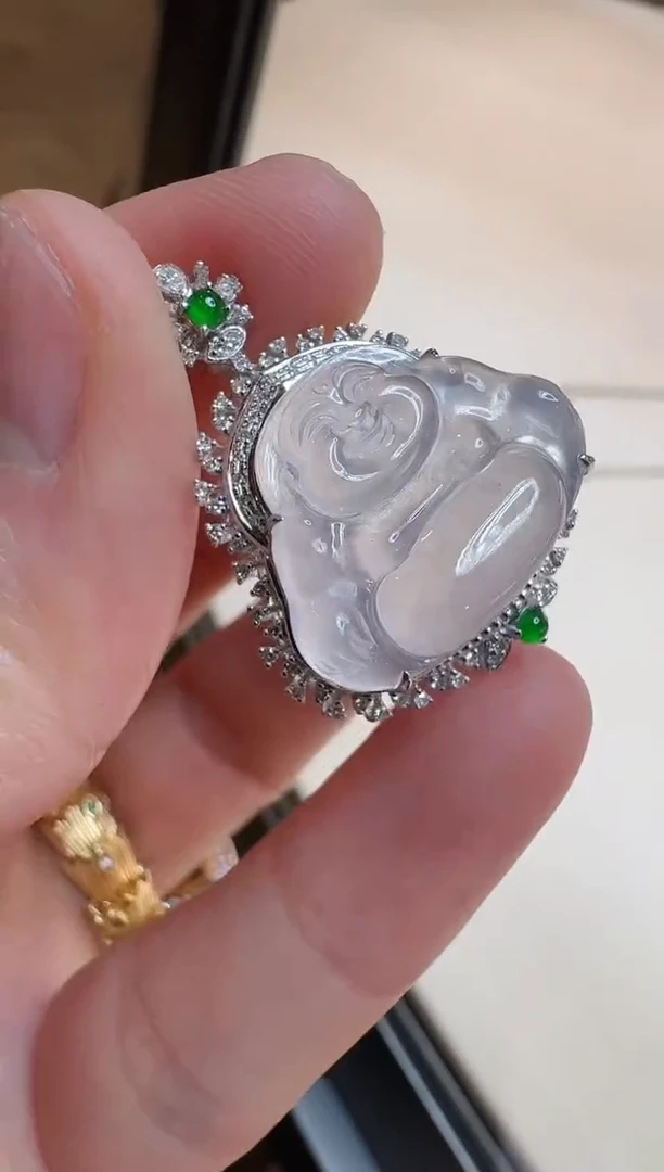 【闪购商品】翡翠吊坠(不含链)18K金镶嵌多样性团购发一件